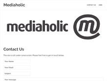 Tablet Screenshot of mediaholic.co.za